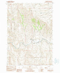 Jonesboro Oregon Historical topographic map, 1:24000 scale, 7.5 X 7.5 Minute, Year 1990