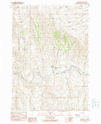 Jonesboro Oregon Historical topographic map, 1:24000 scale, 7.5 X 7.5 Minute, Year 1990