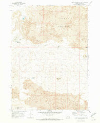 Jordan Craters South Oregon Historical topographic map, 1:24000 scale, 7.5 X 7.5 Minute, Year 1969