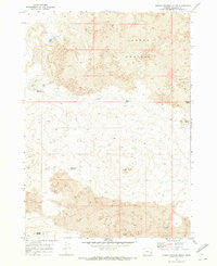 Jordan Craters South Oregon Historical topographic map, 1:24000 scale, 7.5 X 7.5 Minute, Year 1969