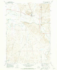 Jordan Valley Oregon Historical topographic map, 1:24000 scale, 7.5 X 7.5 Minute, Year 1969