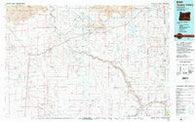 Jordan Valley Oregon Historical topographic map, 1:100000 scale, 30 X 60 Minute, Year 1994