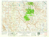 Jordan Valley Oregon Historical topographic map, 1:250000 scale, 1 X 2 Degree, Year 1955