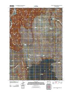 Jordan Craters North Oregon Historical topographic map, 1:24000 scale, 7.5 X 7.5 Minute, Year 2011