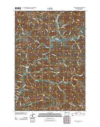 Jordan Creek Oregon Historical topographic map, 1:24000 scale, 7.5 X 7.5 Minute, Year 2011