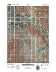 Jordan Valley Oregon Historical topographic map, 1:24000 scale, 7.5 X 7.5 Minute, Year 2011