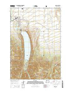Joseph Oregon Current topographic map, 1:24000 scale, 7.5 X 7.5 Minute, Year 2014