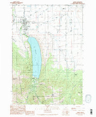 Joseph Oregon Historical topographic map, 1:24000 scale, 7.5 X 7.5 Minute, Year 1990