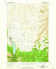 Joseph Oregon Historical topographic map, 1:62500 scale, 15 X 15 Minute, Year 1957