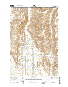 Joseph NW Oregon Current topographic map, 1:24000 scale, 7.5 X 7.5 Minute, Year 2014