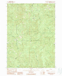 Josephine Mountain Oregon Historical topographic map, 1:24000 scale, 7.5 X 7.5 Minute, Year 1989