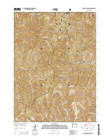 Josephine Mountain Oregon Current topographic map, 1:24000 scale, 7.5 X 7.5 Minute, Year 2014