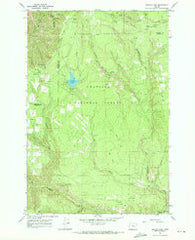 Jubilee Lake Oregon Historical topographic map, 1:24000 scale, 7.5 X 7.5 Minute, Year 1967