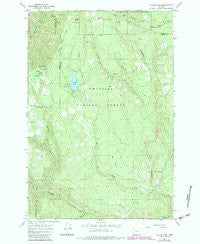 Jubilee Lake Oregon Historical topographic map, 1:24000 scale, 7.5 X 7.5 Minute, Year 1967