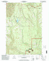 Jubilee Lake Oregon Historical topographic map, 1:24000 scale, 7.5 X 7.5 Minute, Year 1995