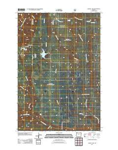Jubilee Lake Oregon Historical topographic map, 1:24000 scale, 7.5 X 7.5 Minute, Year 2011