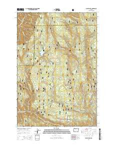 Jubilee Lake Oregon Current topographic map, 1:24000 scale, 7.5 X 7.5 Minute, Year 2014