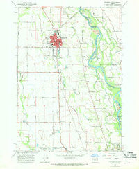 Junction City Oregon Historical topographic map, 1:24000 scale, 7.5 X 7.5 Minute, Year 1967