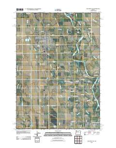 Junction City Oregon Historical topographic map, 1:24000 scale, 7.5 X 7.5 Minute, Year 2011