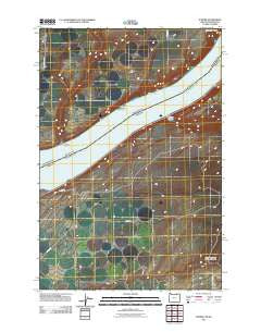 Juniper Oregon Historical topographic map, 1:24000 scale, 7.5 X 7.5 Minute, Year 2011