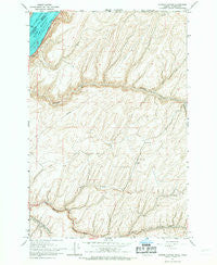 Juniper Canyon Oregon Historical topographic map, 1:24000 scale, 7.5 X 7.5 Minute, Year 1966