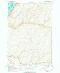 Juniper Canyon Oregon Historical topographic map, 1:24000 scale, 7.5 X 7.5 Minute, Year 1966