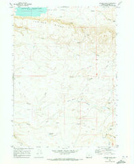 Juniper Ridge Oregon Historical topographic map, 1:24000 scale, 7.5 X 7.5 Minute, Year 1969