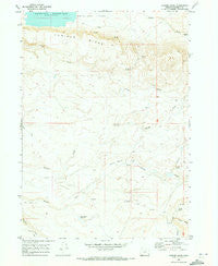Juniper Ridge Oregon Historical topographic map, 1:24000 scale, 7.5 X 7.5 Minute, Year 1969
