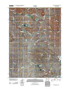 Juniper Point Oregon Historical topographic map, 1:24000 scale, 7.5 X 7.5 Minute, Year 2011
