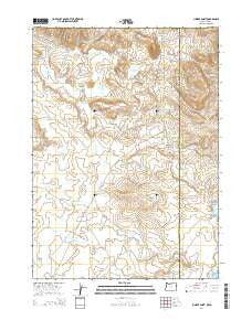 Juniper Point Oregon Current topographic map, 1:24000 scale, 7.5 X 7.5 Minute, Year 2014