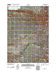 Juniper Ridge Oregon Historical topographic map, 1:24000 scale, 7.5 X 7.5 Minute, Year 2011