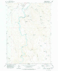 Juntura Oregon Historical topographic map, 1:24000 scale, 7.5 X 7.5 Minute, Year 1978