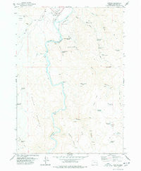 Juntura Oregon Historical topographic map, 1:24000 scale, 7.5 X 7.5 Minute, Year 1978