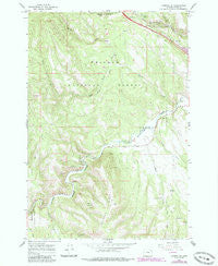 Kamela SE Oregon Historical topographic map, 1:24000 scale, 7.5 X 7.5 Minute, Year 1964