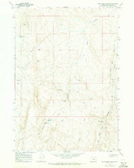 Kane Spring Gulch Oregon Historical topographic map, 1:24000 scale, 7.5 X 7.5 Minute, Year 1967