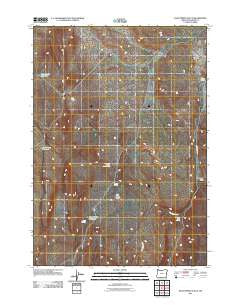 Kane Spring Gulch Oregon Historical topographic map, 1:24000 scale, 7.5 X 7.5 Minute, Year 2011