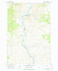 Kaskela Oregon Historical topographic map, 1:24000 scale, 7.5 X 7.5 Minute, Year 1962