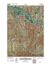 Keating Oregon Historical topographic map, 1:24000 scale, 7.5 X 7.5 Minute, Year 2011