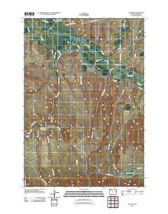Keating Oregon Historical topographic map, 1:24000 scale, 7.5 X 7.5 Minute, Year 2011