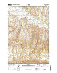 Keating Oregon Current topographic map, 1:24000 scale, 7.5 X 7.5 Minute, Year 2014