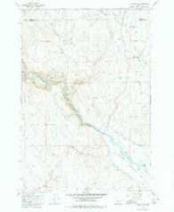 Keating NW Oregon Historical topographic map, 1:24000 scale, 7.5 X 7.5 Minute, Year 1967