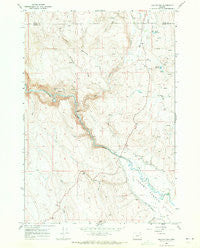 Keating NW Oregon Historical topographic map, 1:24000 scale, 7.5 X 7.5 Minute, Year 1967