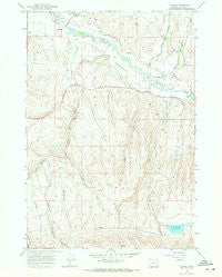 Keating Oregon Historical topographic map, 1:24000 scale, 7.5 X 7.5 Minute, Year 1967