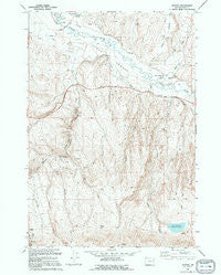 Keating Oregon Historical topographic map, 1:24000 scale, 7.5 X 7.5 Minute, Year 1994