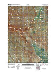 Keating NW Oregon Historical topographic map, 1:24000 scale, 7.5 X 7.5 Minute, Year 2011
