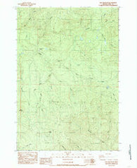 Keel Mountain Oregon Historical topographic map, 1:24000 scale, 7.5 X 7.5 Minute, Year 1984