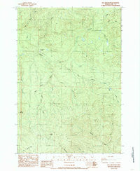 Keel Mountain Oregon Historical topographic map, 1:24000 scale, 7.5 X 7.5 Minute, Year 1984