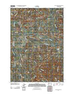 Keel Mountain Oregon Historical topographic map, 1:24000 scale, 7.5 X 7.5 Minute, Year 2011