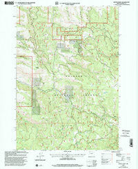 Keeney Point Oregon Historical topographic map, 1:24000 scale, 7.5 X 7.5 Minute, Year 1999