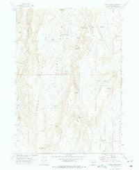 Keeney Ridge Oregon Historical topographic map, 1:24000 scale, 7.5 X 7.5 Minute, Year 1972